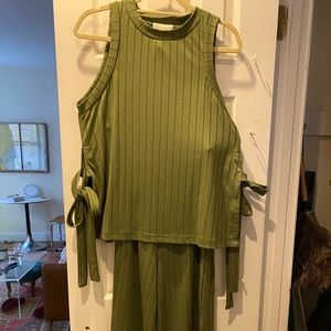 Sancia Green Lounge/Pajama Set